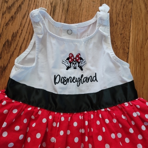 Disneyland Disney Parks Minnie Mouse Polka Dot Dress 18m - Picture 2 of 6